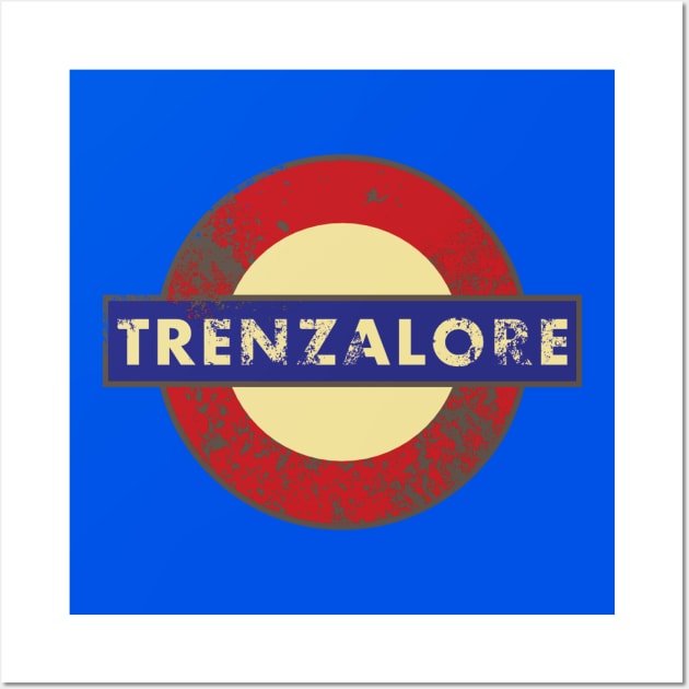 TRENZALORE METRO STATION Wall Art by KARMADESIGNER T-SHIRT SHOP